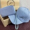 Combo De Lujo para Dama Gorra Vélez + Billetera Doble cierre Vélez + caja de Madera