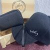Combo De Lujo para Dama Gorra Vélez + Billetera Doble cierre Vélez + caja de Madera