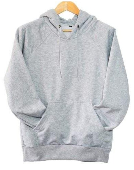 Hoodie Turquesa Básico Unisex
