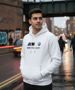 Buso Blanco Capota en Algodón Perchado BMW