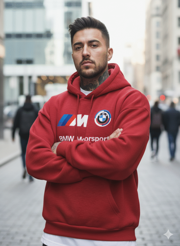 Buso Blanco Capota en Algodón Perchado BMW