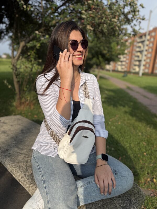 IMG_E1757 SLING BAG - BOLSA BANDOLERA BLANCA